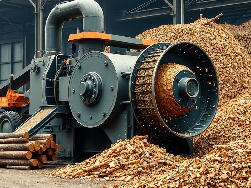 Chipper — paper mill equipment