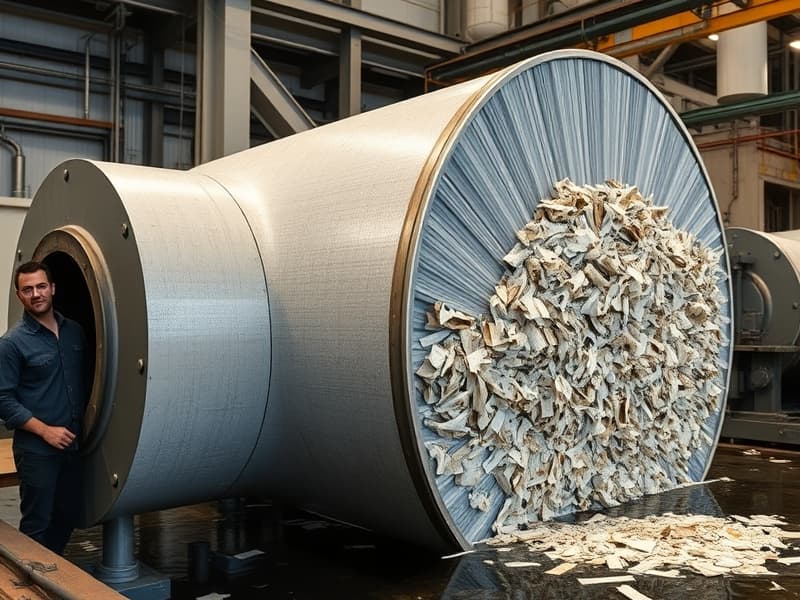 Drum Pulper — paper mill equipment