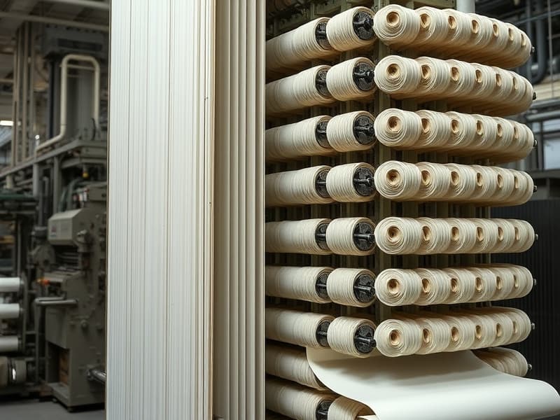 Supercalender — paper mill equipment